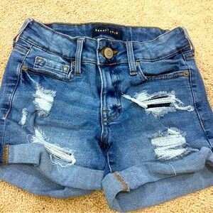 Aeropostale Distressed Denim Shorts